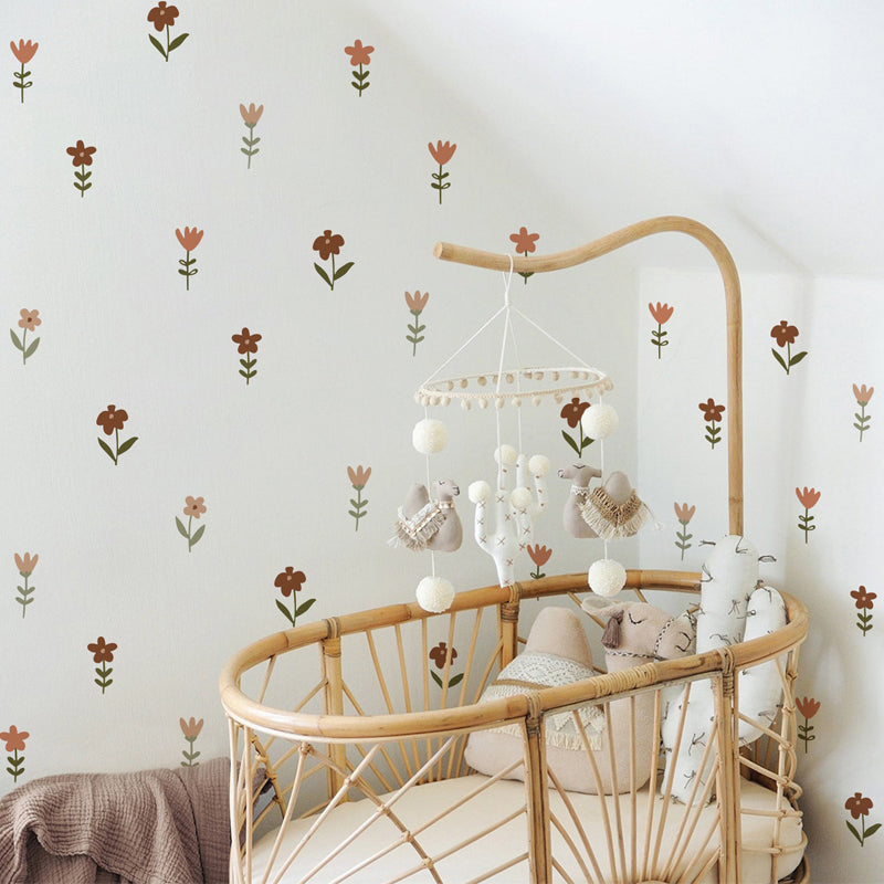 36Pcs/Set Cute Flower Wall Sticker Living Room Bedroom Decal Home Furniture Decor (No EN71 Certification) 36Pcs/Set Cute Flower Wall Sticker Living Room Bedroom Decal Home Furniture Decor (No EN71 Certification)
